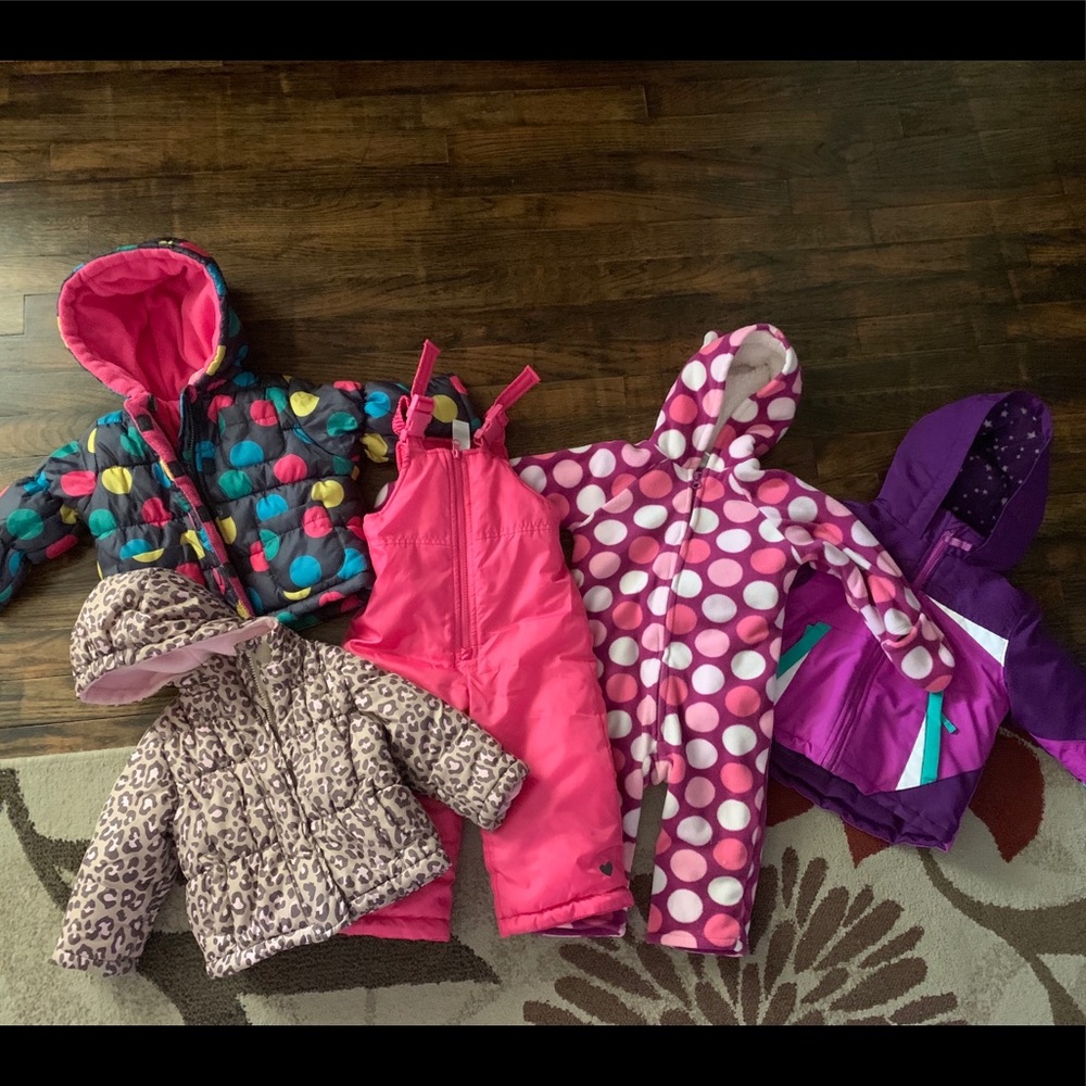 Girls Winter Bundle Set - 5 pieces sz 18 Month